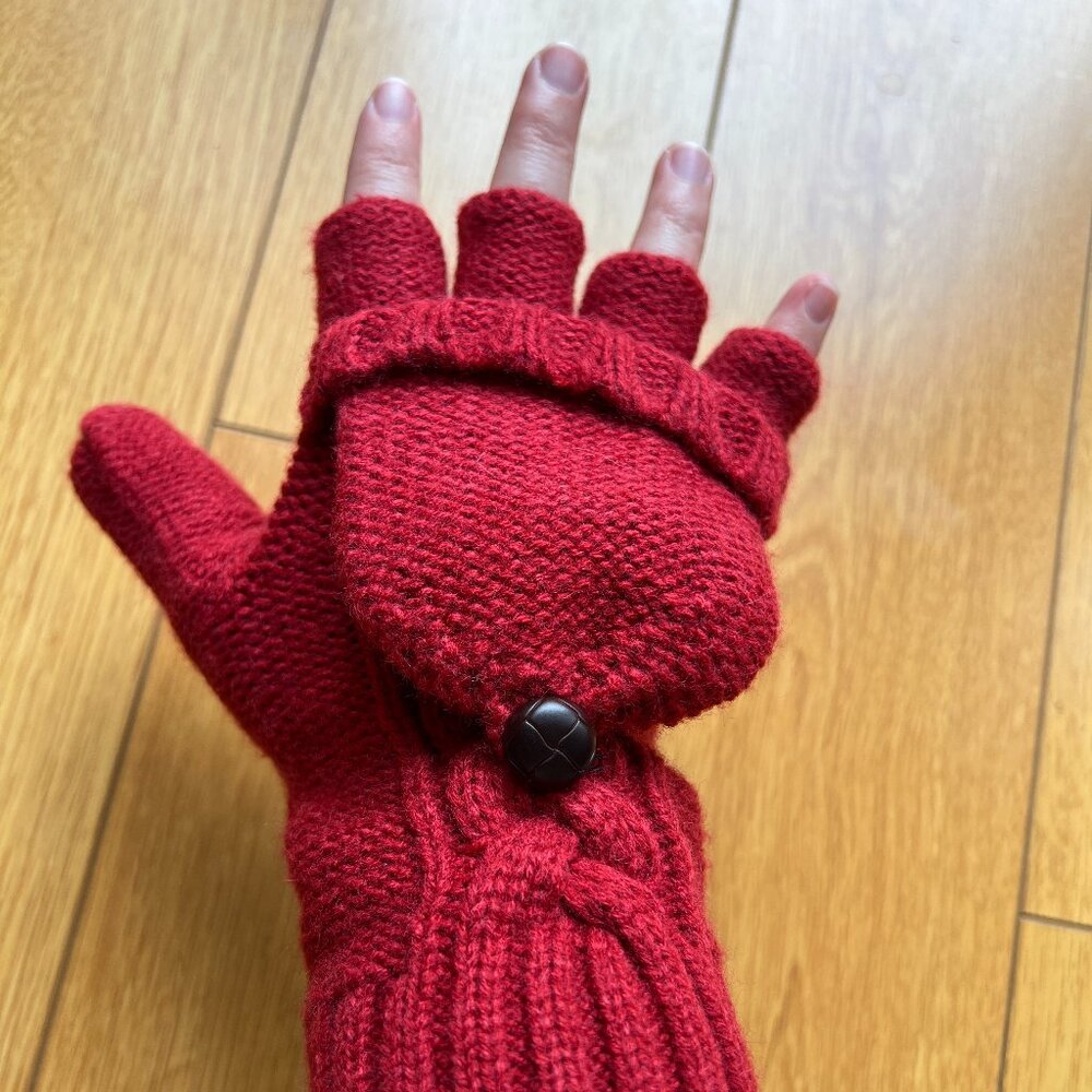 Women's Knitted Fingerless Gloves, Mittens